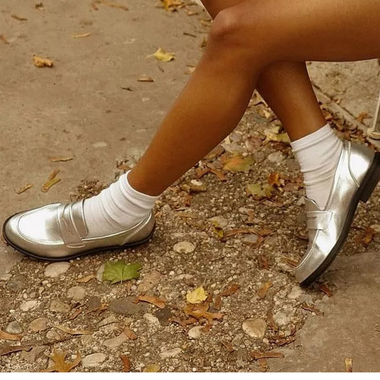 Gabby Silver Loafer