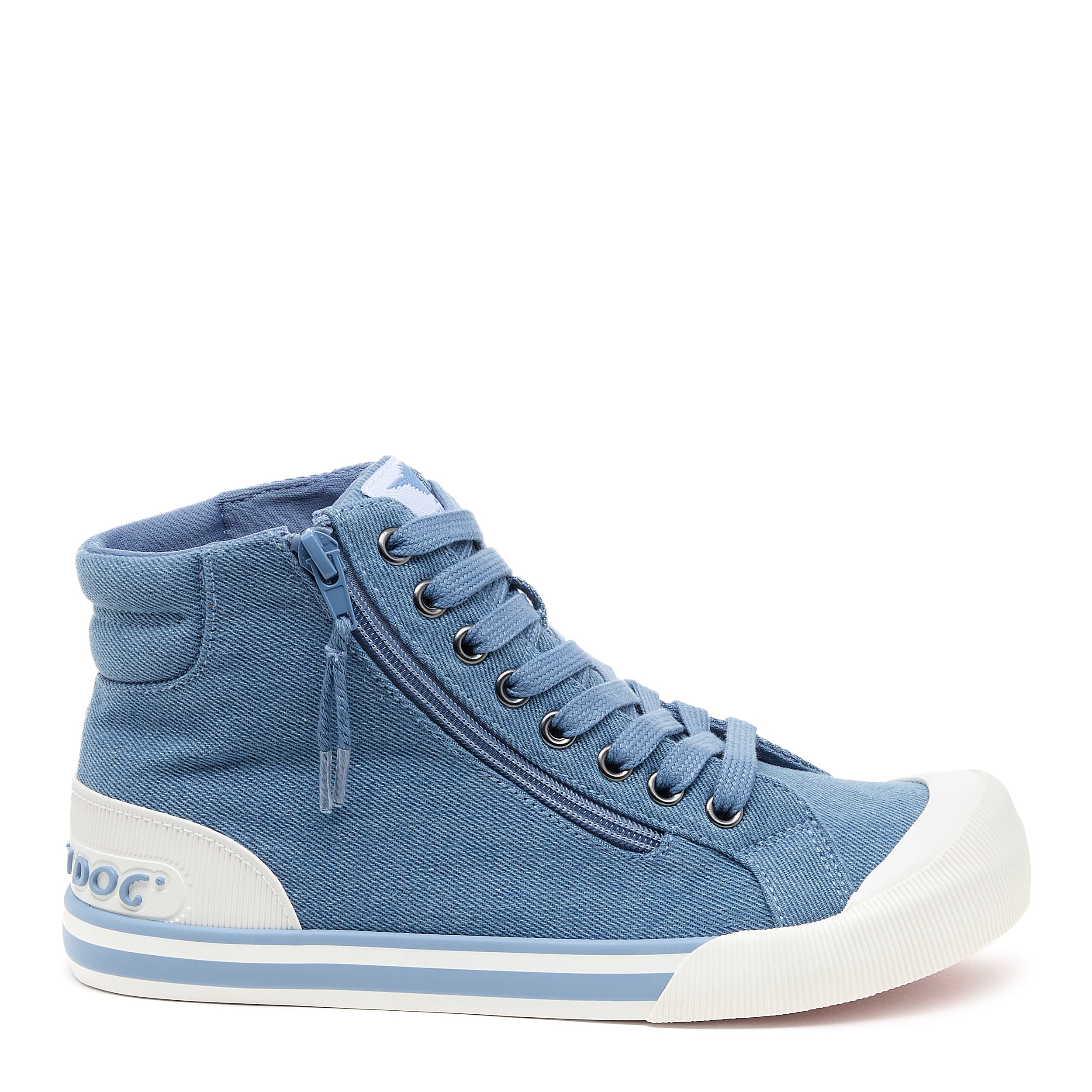 Rocket Dog Women's Jazzin Denim High Top Sneaker Classic Denim