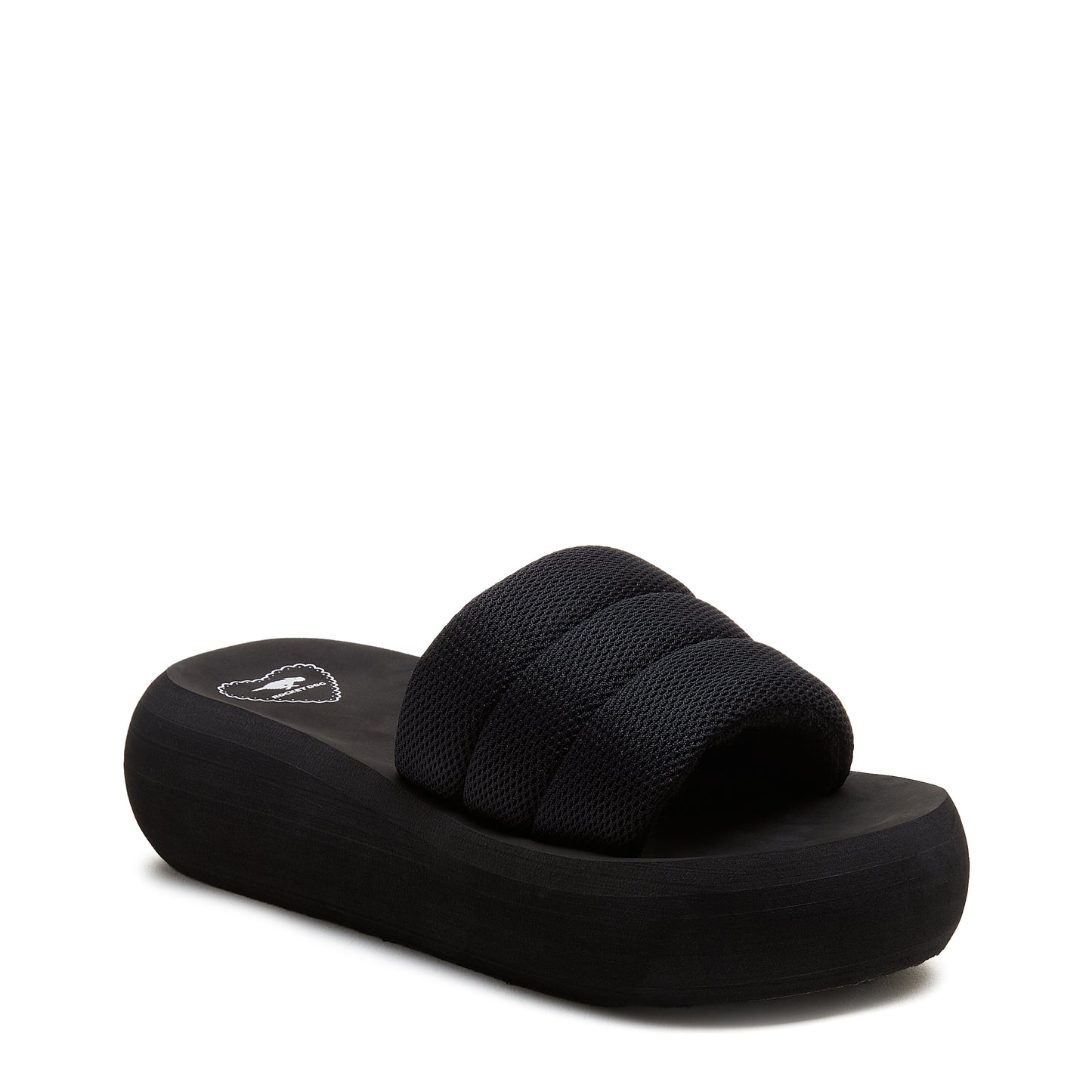 Splash Black Slide Sandal