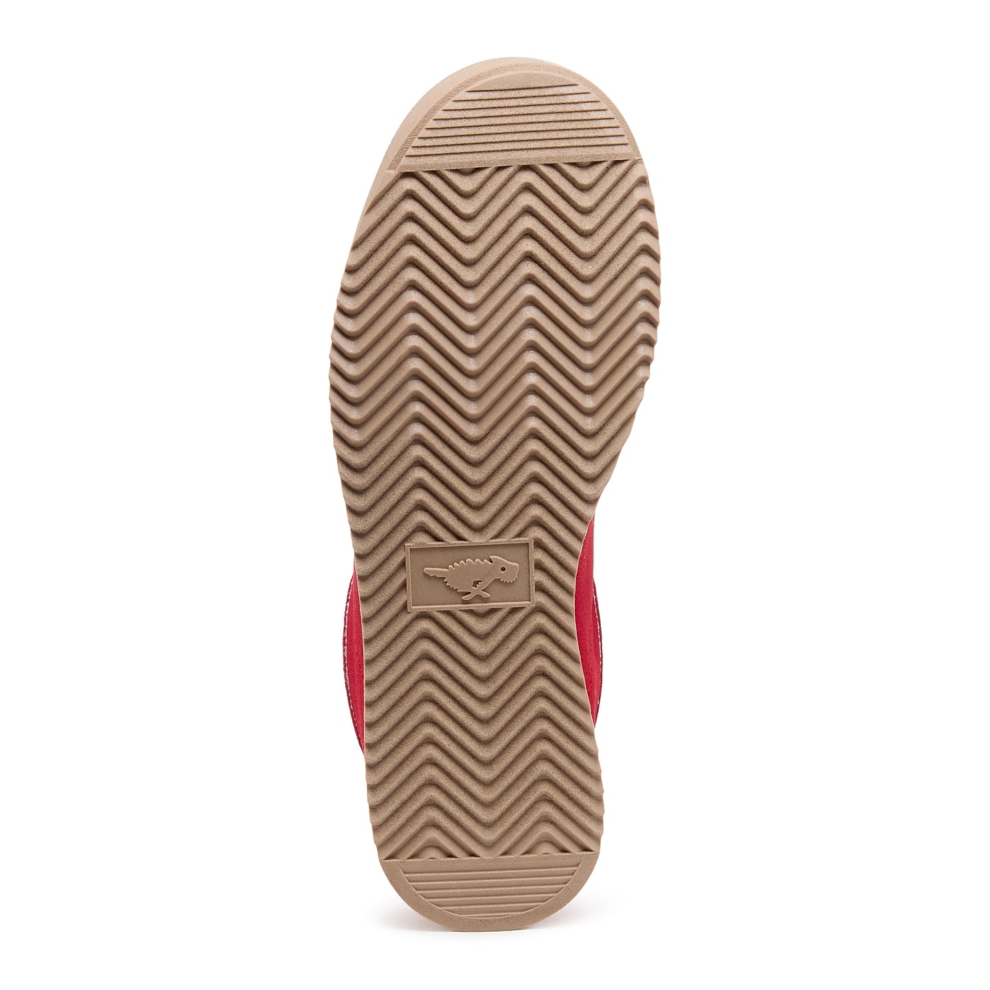Red women's sneaker with Rocket Dog comfort, playful style
