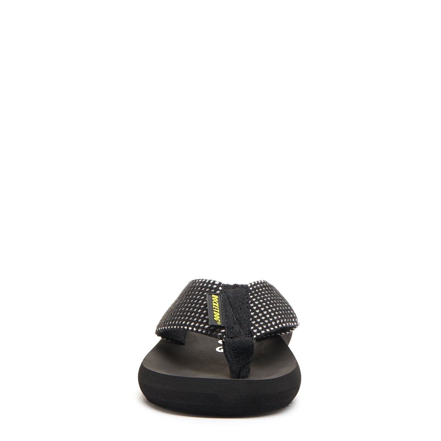 Spotlight Black Mesh Flip Flop