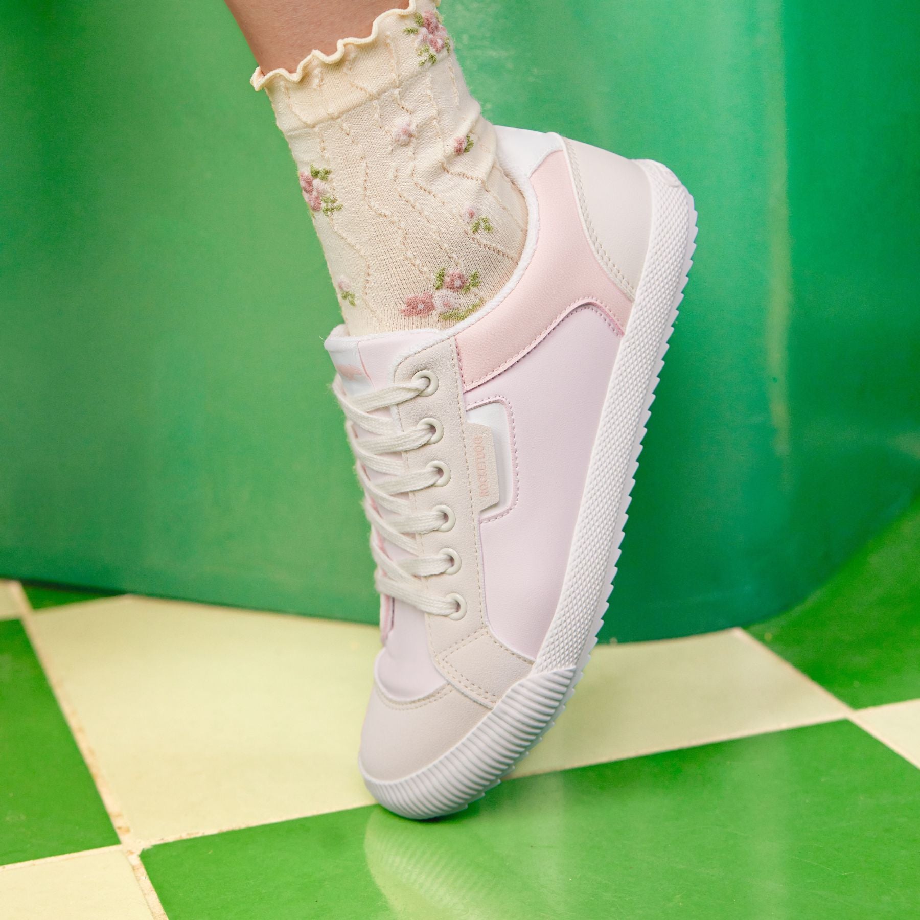 Cheery Pale Low-Profile Sneaker