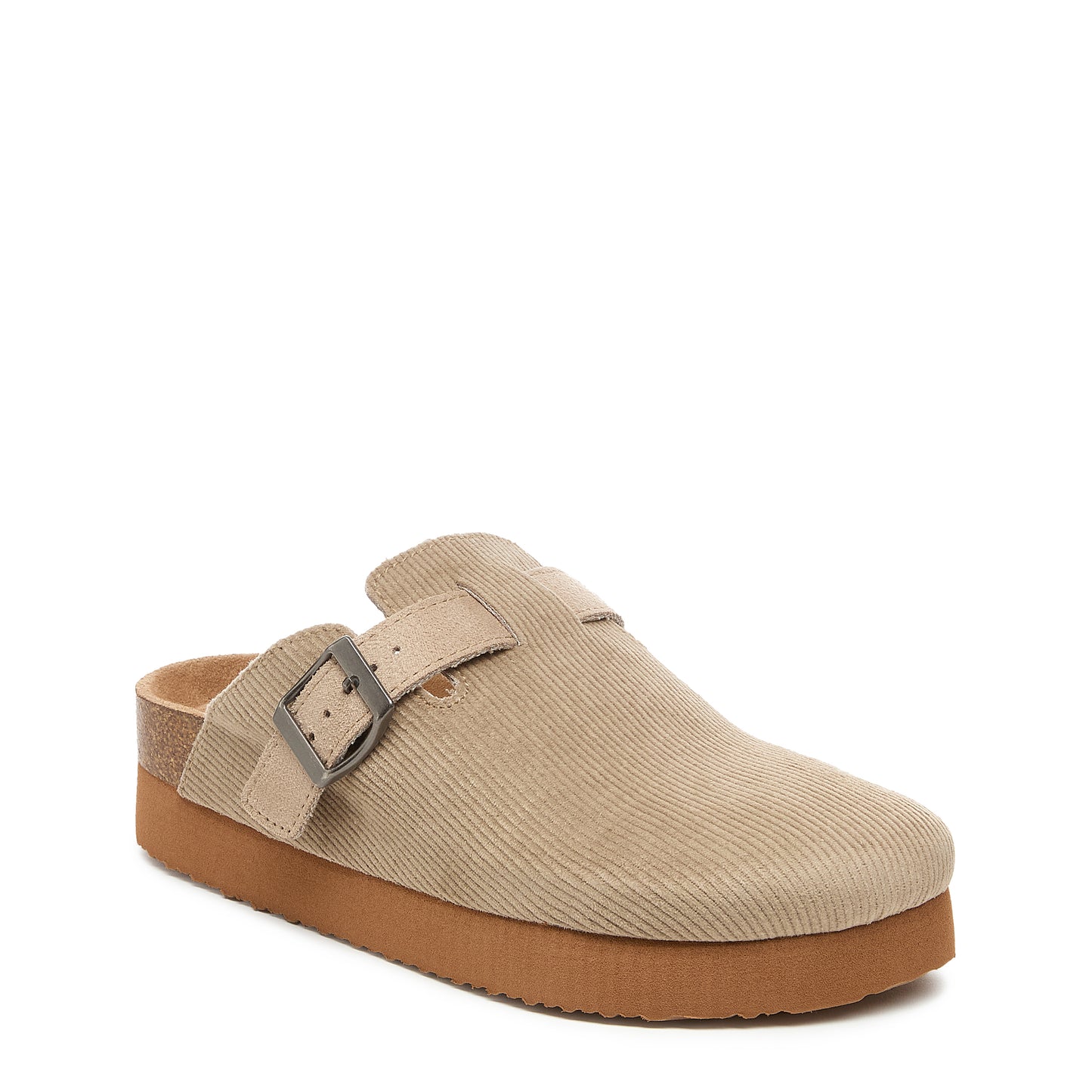 Abel Plus Taupe Corduroy Mule