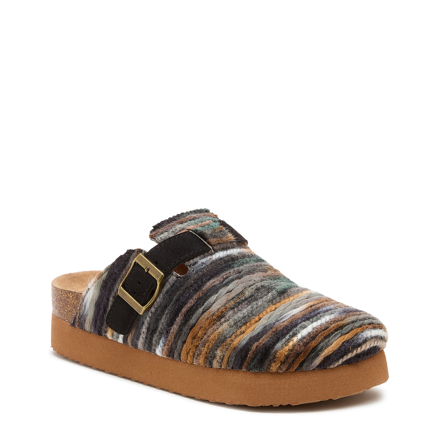 Abel Plus 2 Brown Stripe Mule