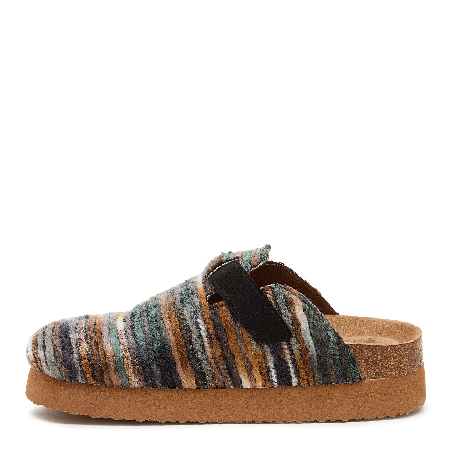 Abel Plus 2 Brown Stripe Mule