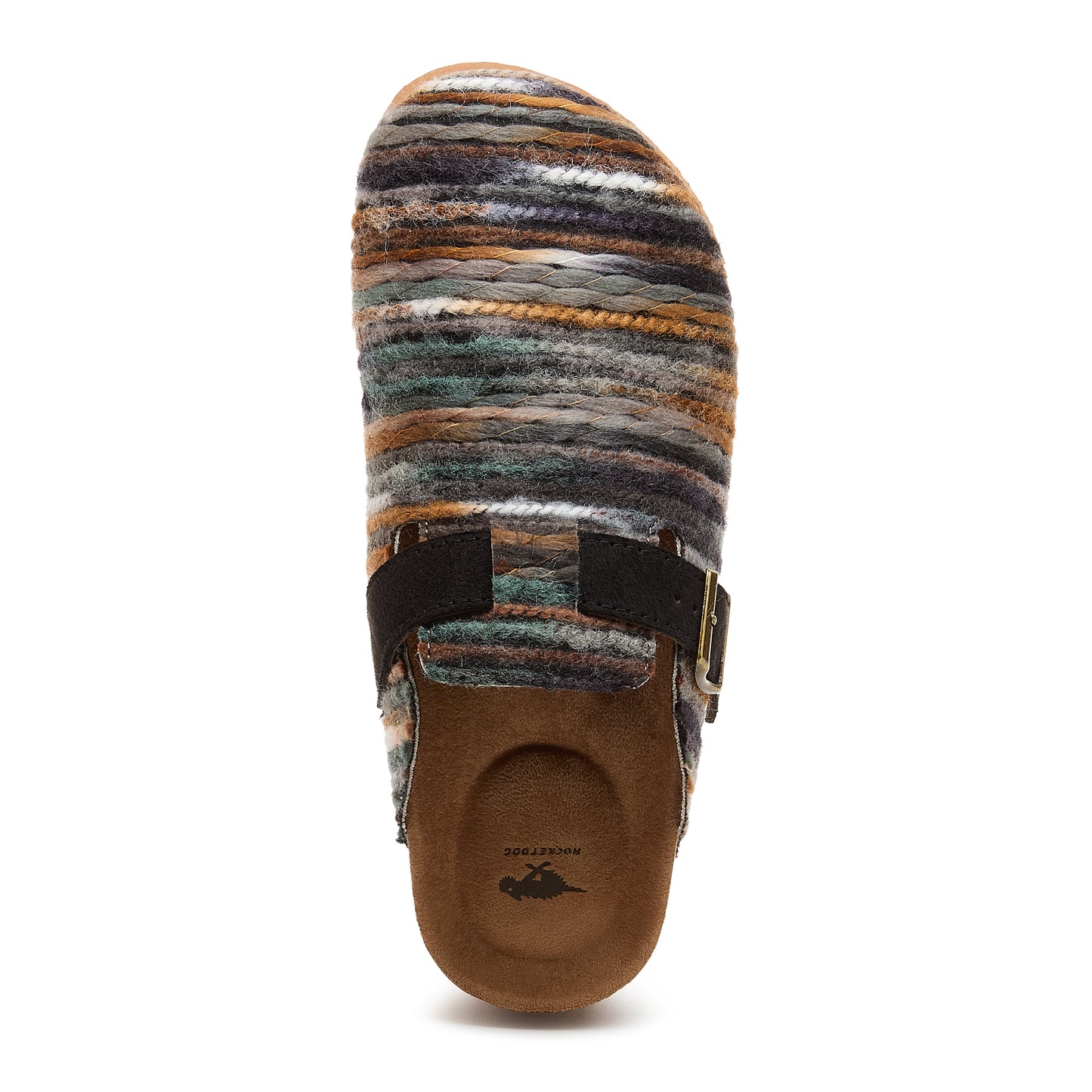 Abel Plus 2 Brown Stripe Mule