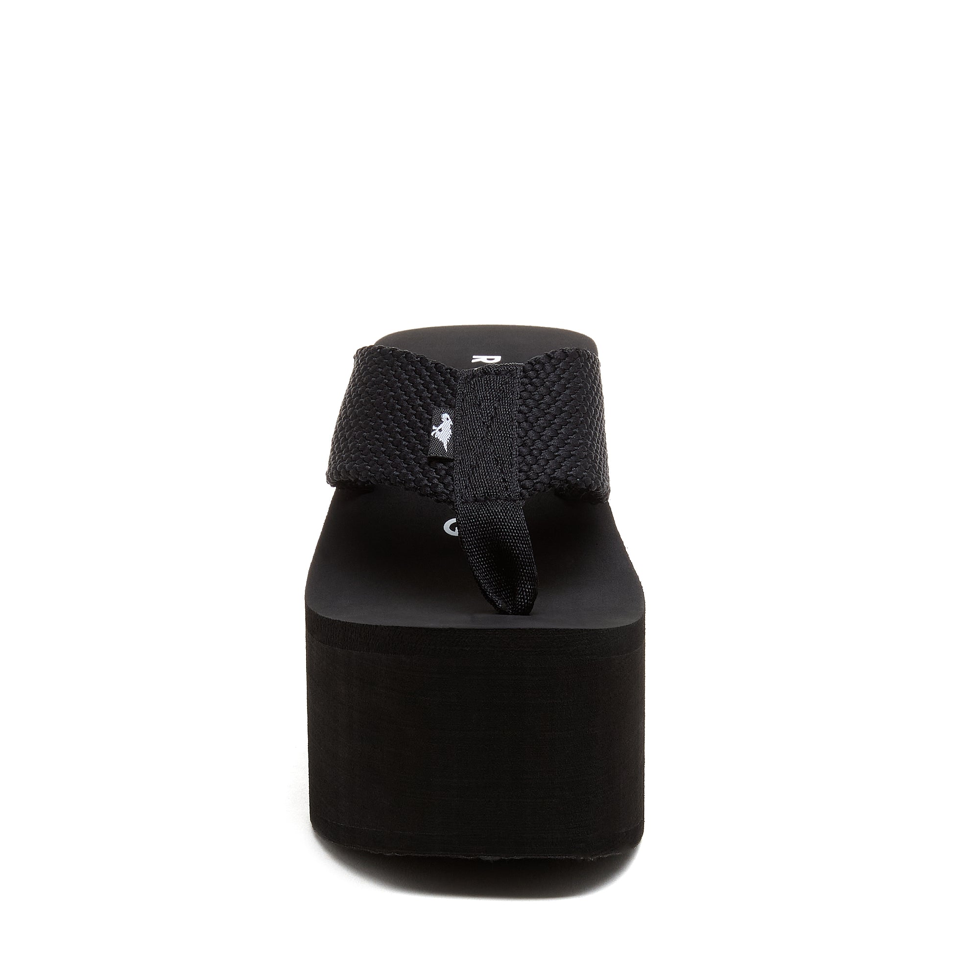 Bigtop Black Platform Flip Flop | Comfort detail | Women's flip-flop | Rocket Dog