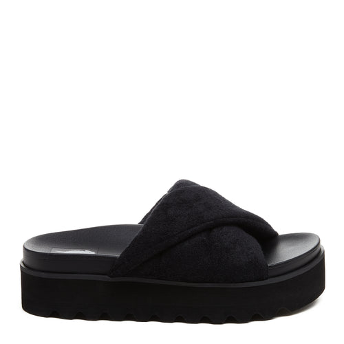 Breeze Black Slide Sandal