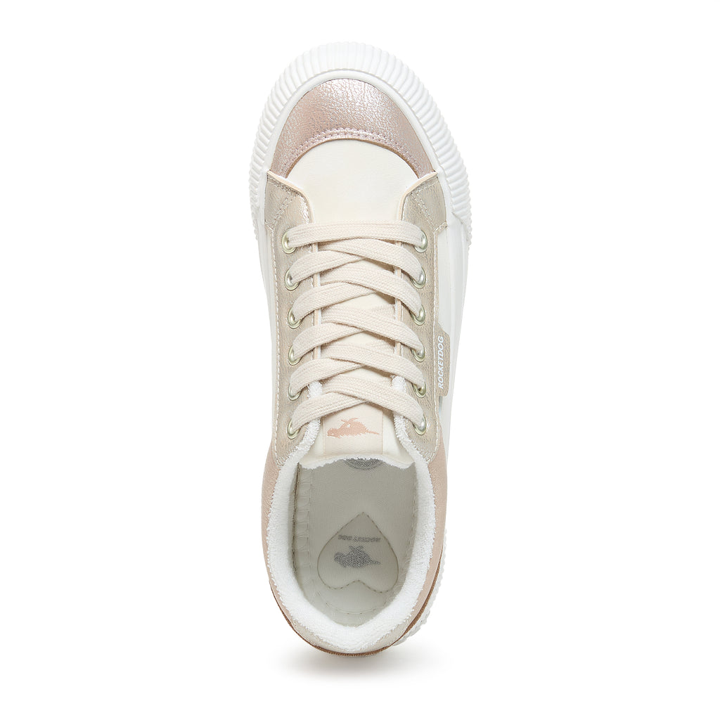 Color block women's sneaker with Rocket Dog comfort, playful style