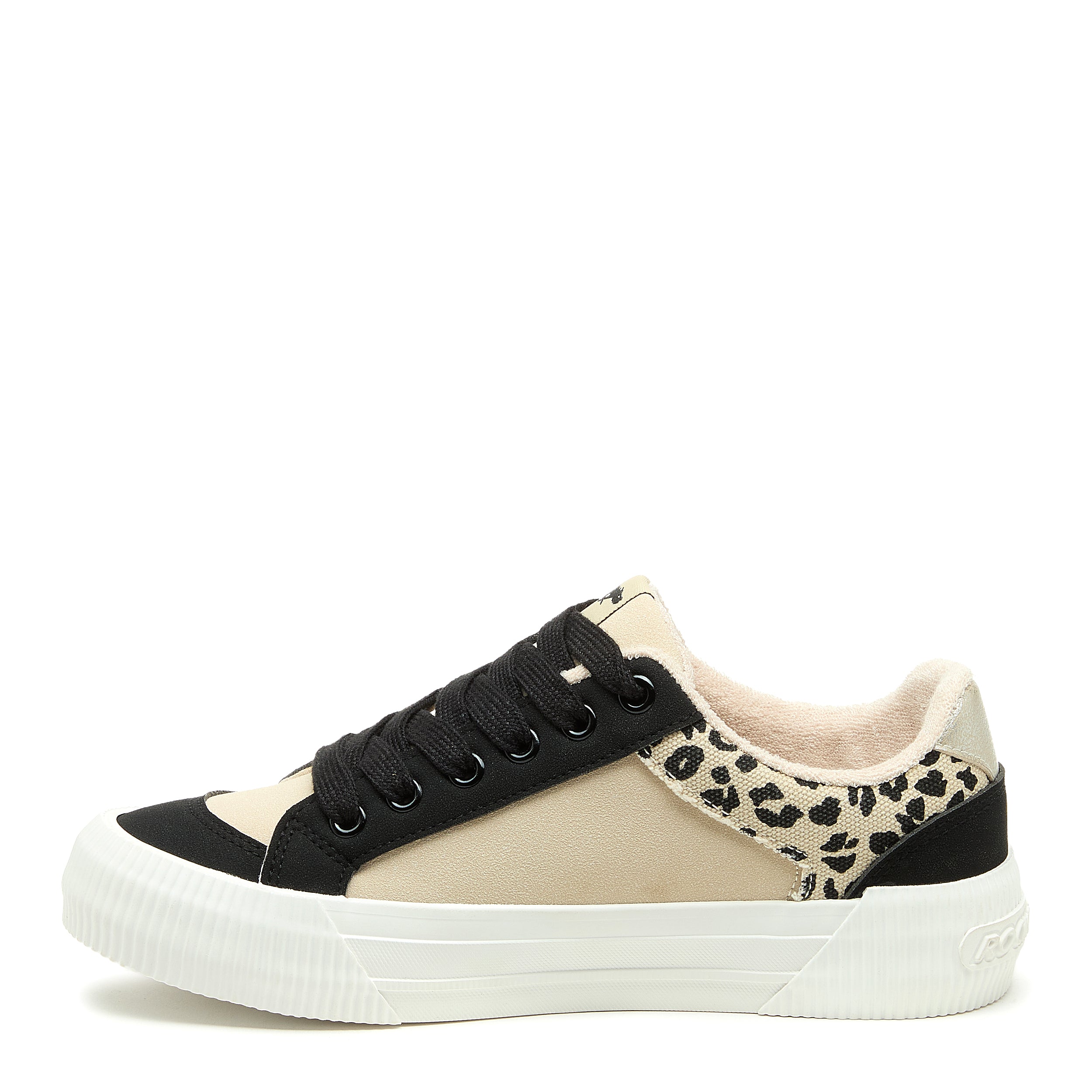 Color block sneaker with cushioned footbed, women's playful style – Rocket Dog Cheery