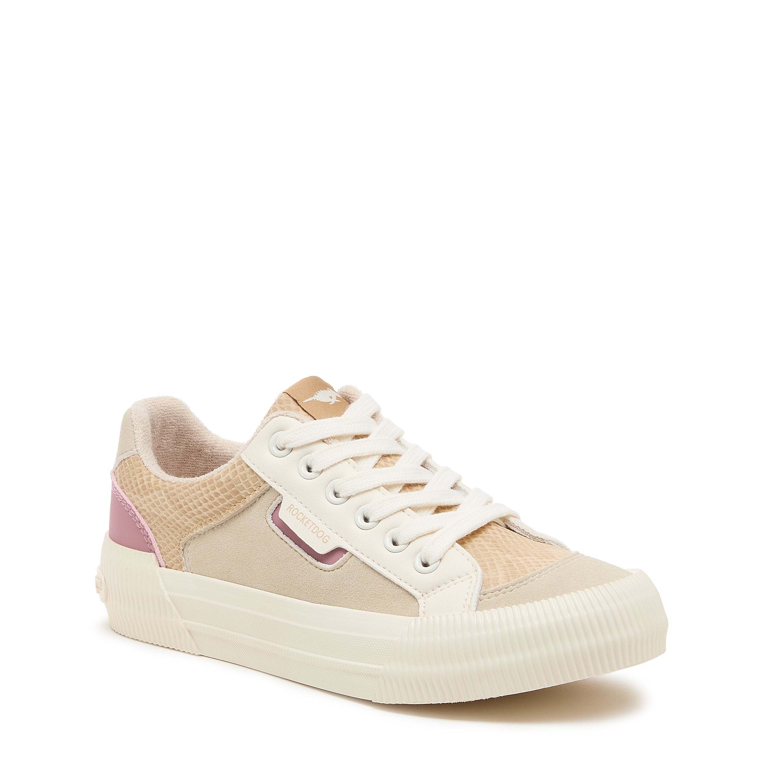 Color block sneaker with cushioned footbed, women's playful style – Rocket Dog Cheery