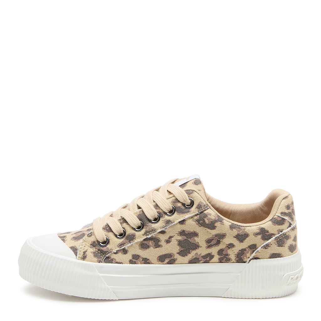 Rocket Dog Cheery women's leopard sneaker, playful slip-on