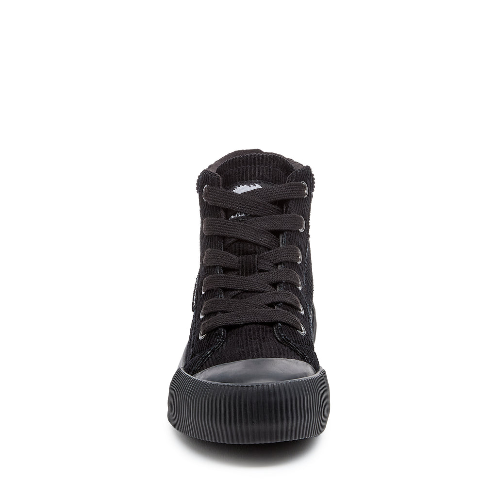 Women's playful black corduroy sneaker, easy everyday wear – Rocket Dog Cheery