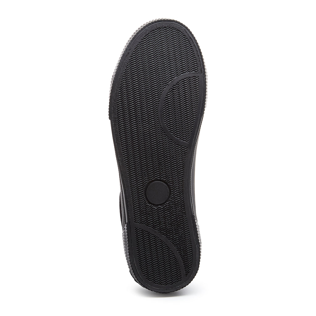 Rocket Dog Cheery black corduroy sneaker, playful women's footwear