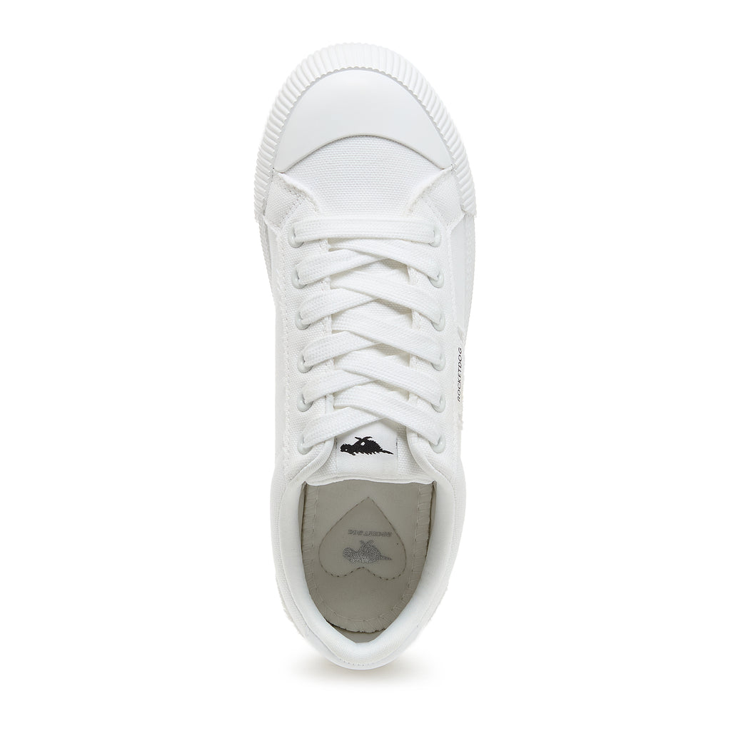 Rocket Dog Cheery white sneaker, playful women's footwear