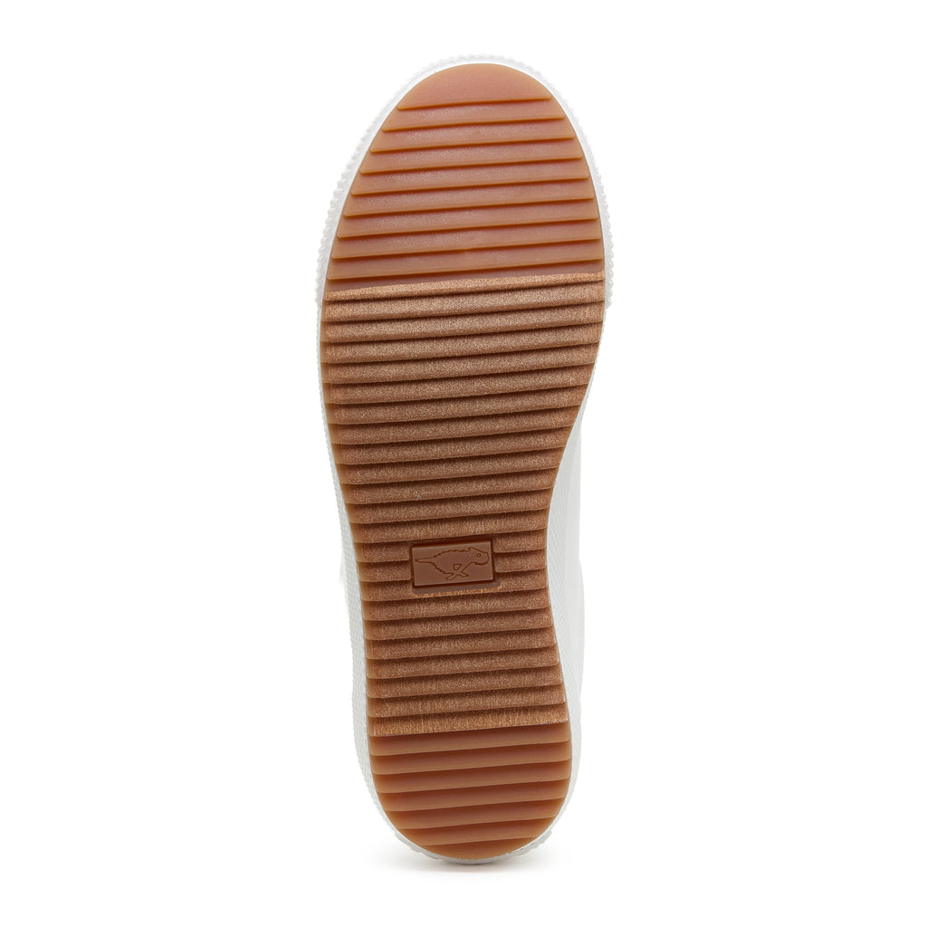 Women's white sneaker slip-on, playful everyday – Rocket Dog Cheery