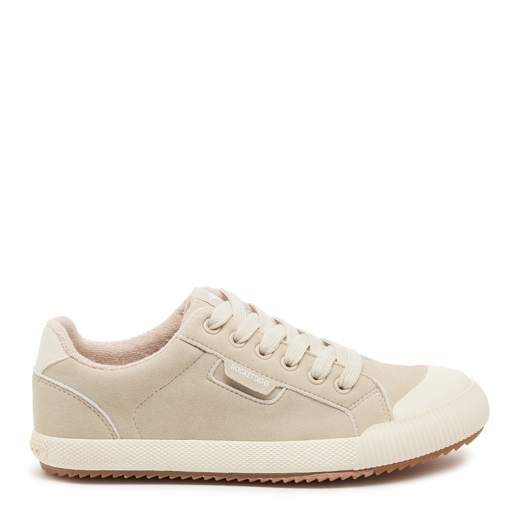 Rocket Dog Cheery cream sneaker, women's playful shoe