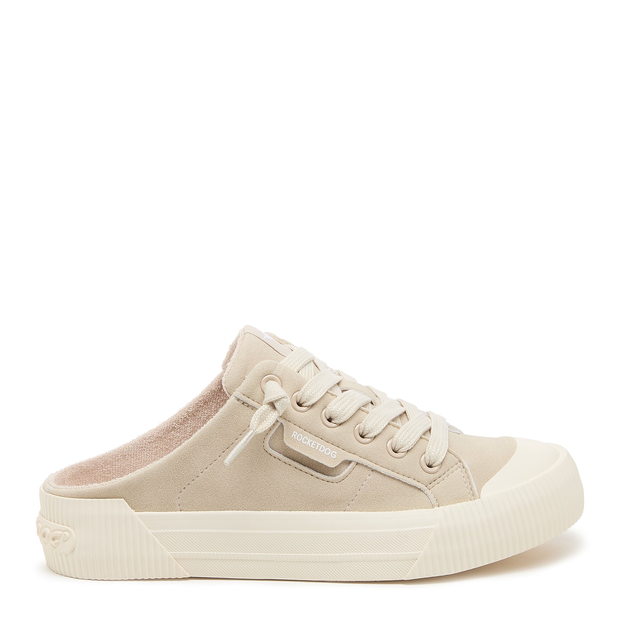 Rocket Dog Cheery cream sneaker, women's playful shoe