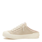 Cream sneaker with cushioned footbed, women's playful style – Rocket Dog Cheery