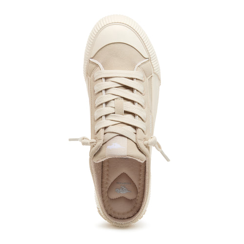 Cream women's sneaker with Rocket Dog comfort, playful style