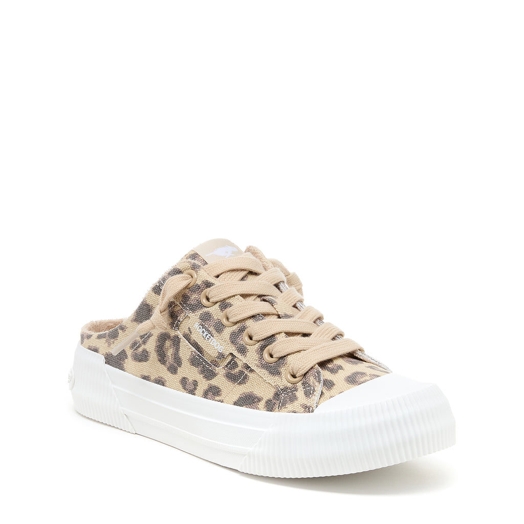 Leopard sneaker with cushioned footbed, women's playful style – Rocket Dog Cheery