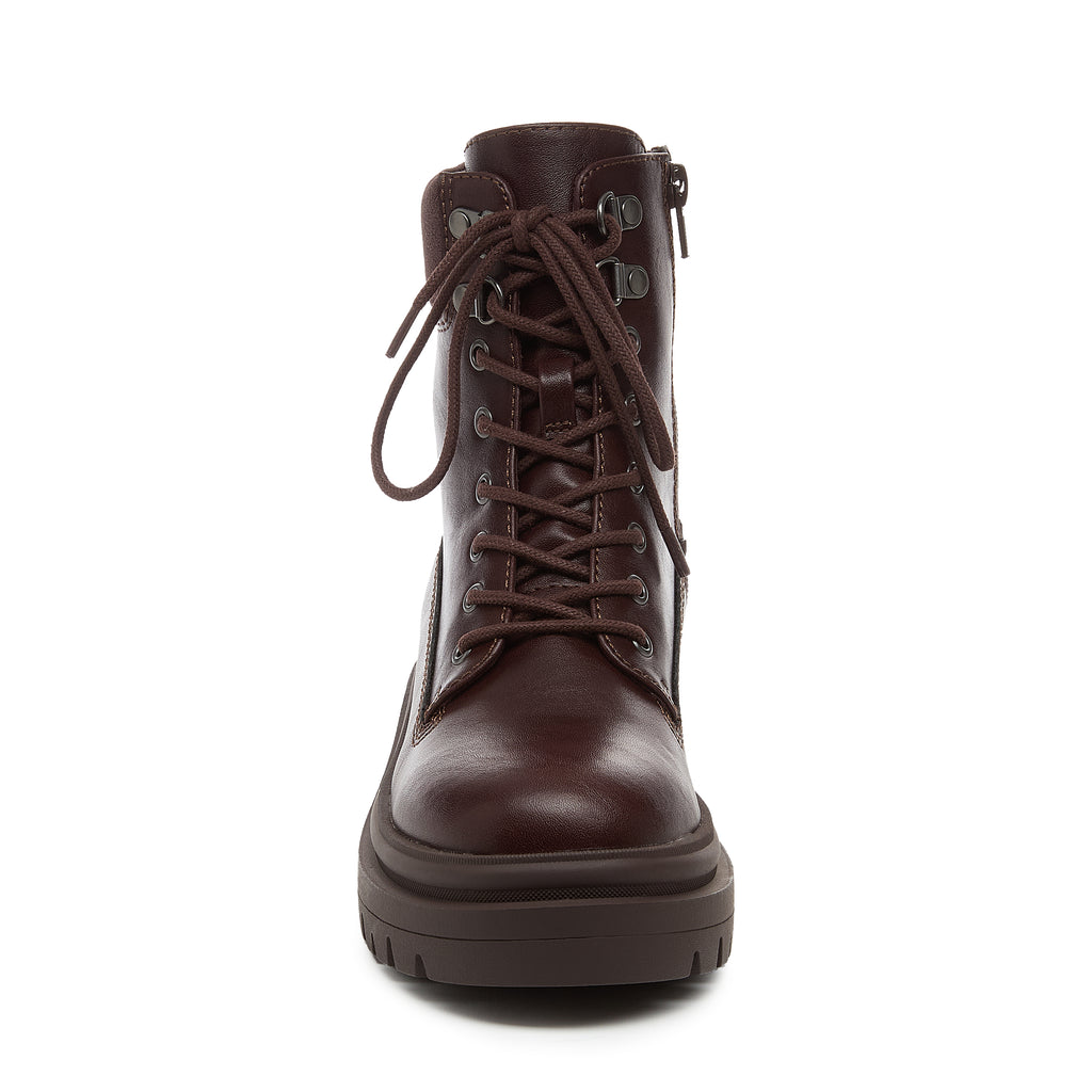 Brown women's boot with Rocket Dog comfort, everyday style