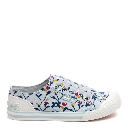 Jazzin Light Blue Floral Sneaker