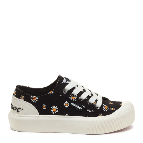 Rocket Dog Jazzin daisy print sneaker, women's playful shoe