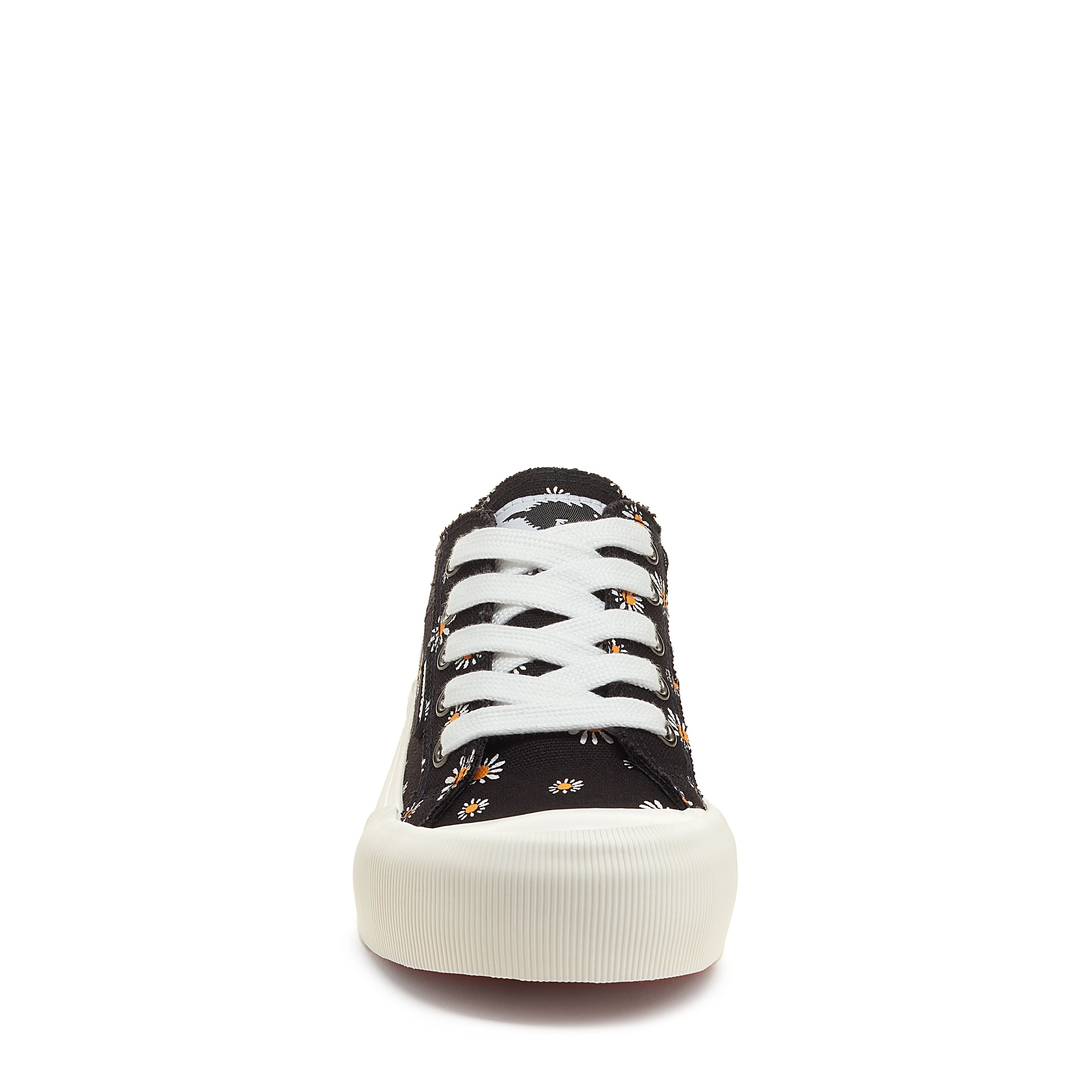 Rocket Dog Women's Jazzin Plus Black Daisy Print Platform Sneaker