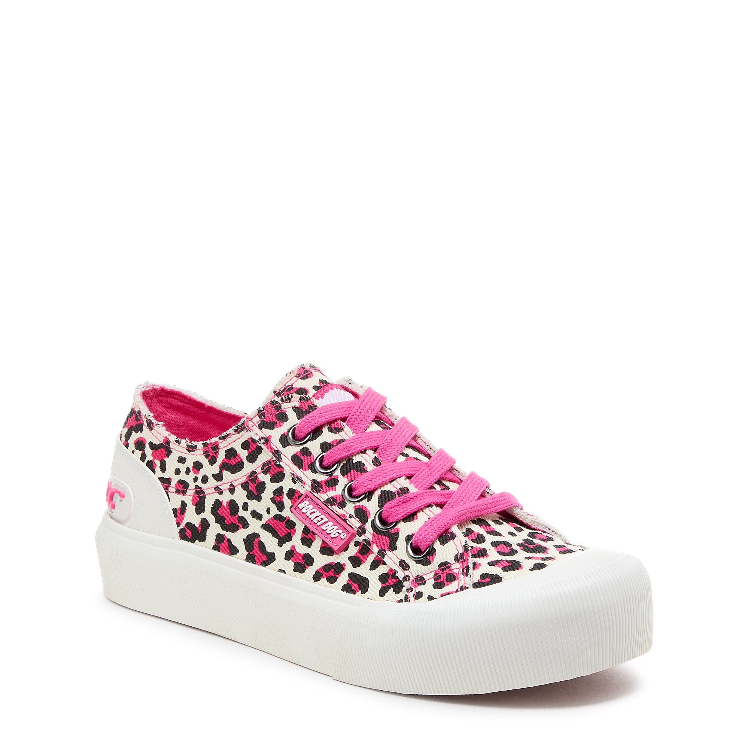 Rocket Dog® Jazzin Plus Pink Leopard Sneaker