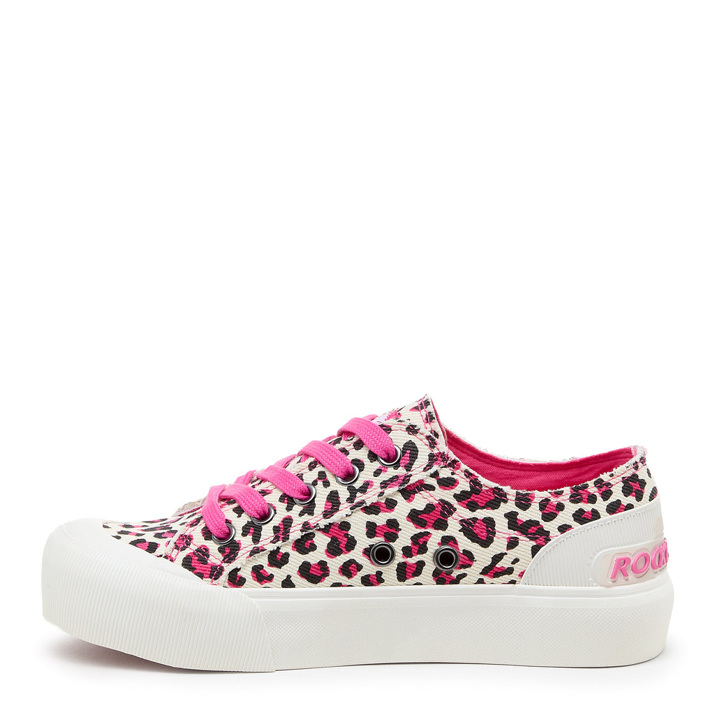 Rocket Dog® Jazzin Plus Pink Leopard Sneaker