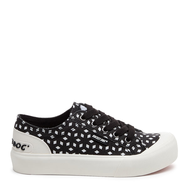 Rocket Dog Women's Jazzin Plus Black Mosaic Sneaker – Rocket Dog®