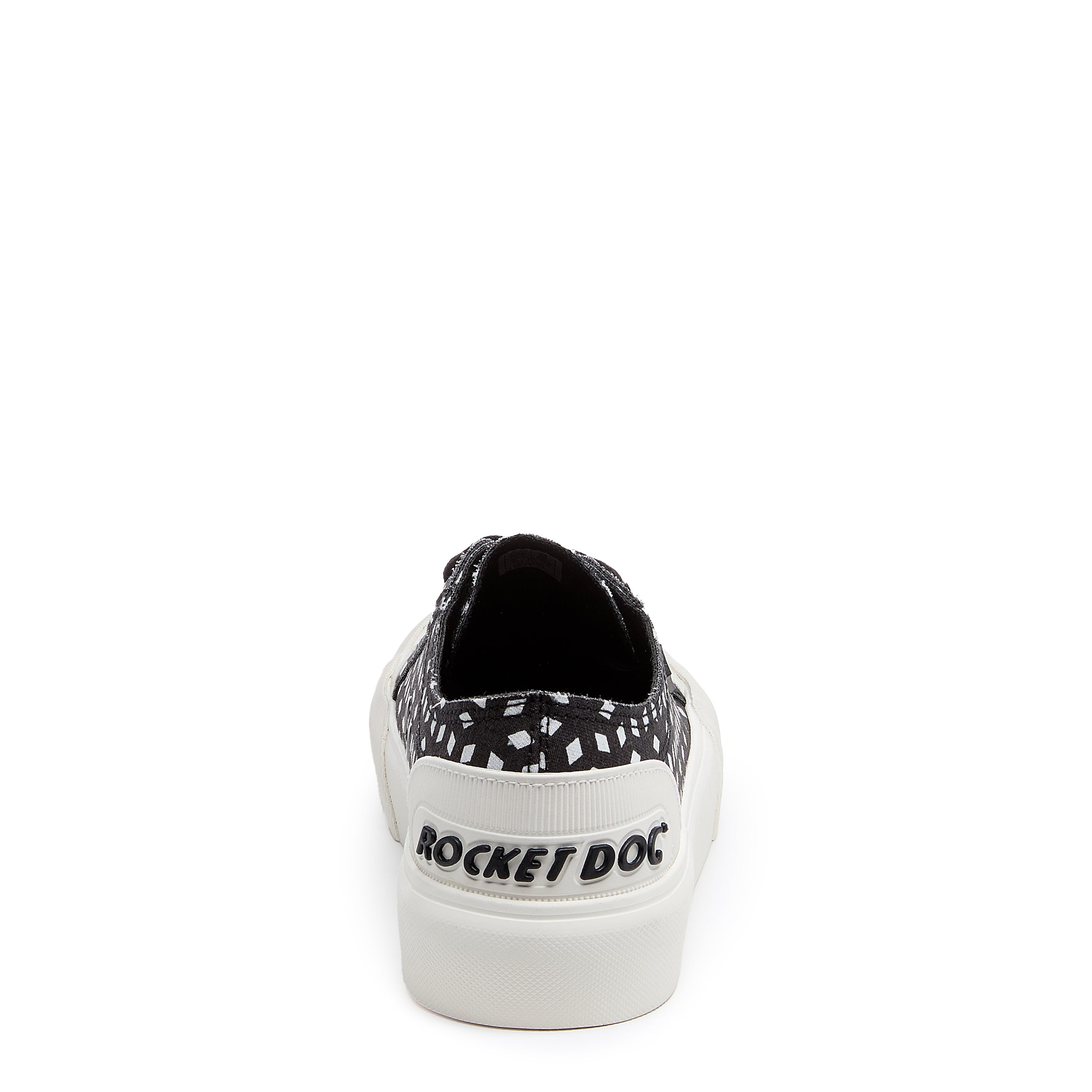 Rocket Dog Jazzin women's black sneaker, playful slip-on