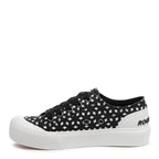 Black sneaker with cushioned footbed, women's playful style – Rocket Dog Jazzin