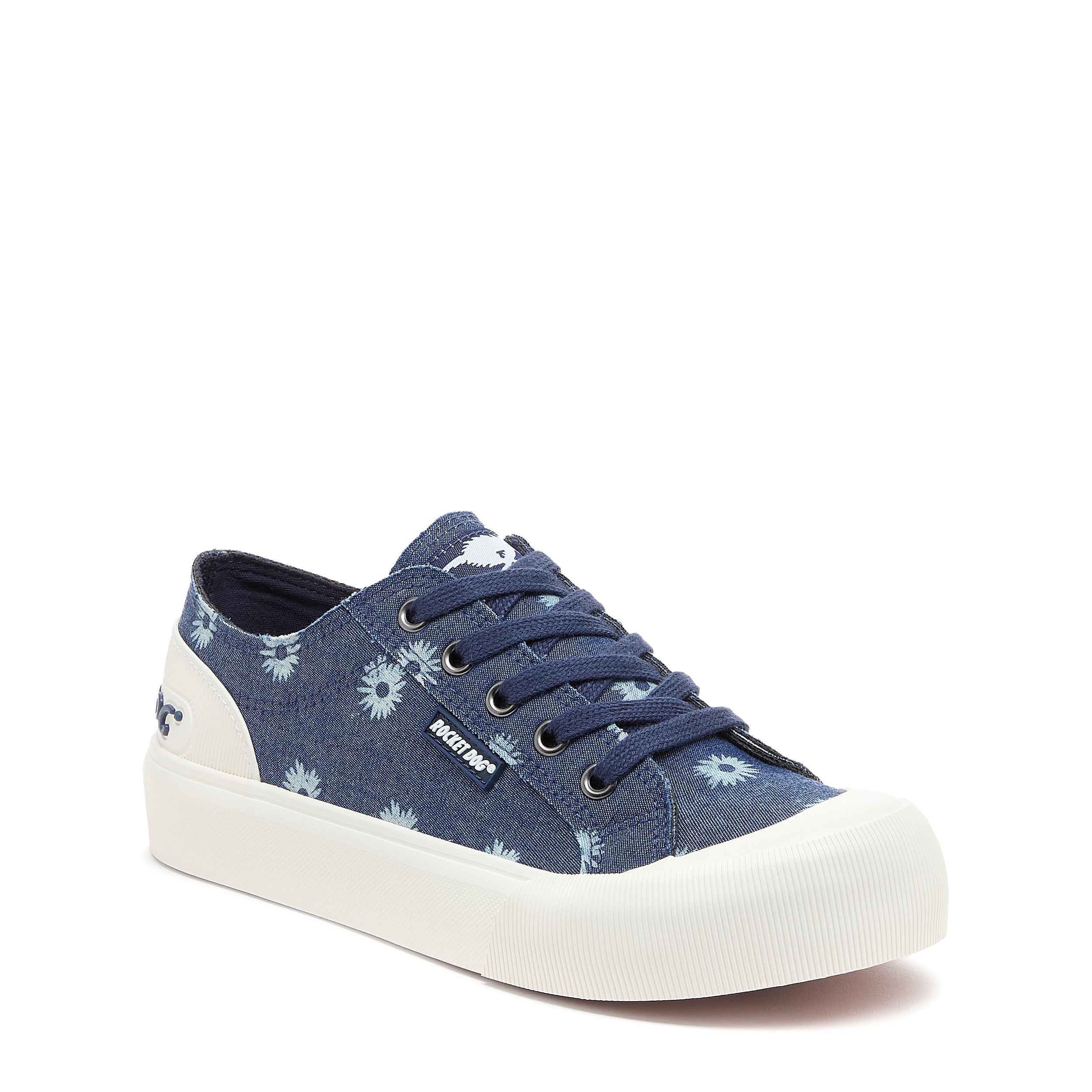 Women's denim blue sneaker, playful and comfortable – Rocket Dog Jazzin