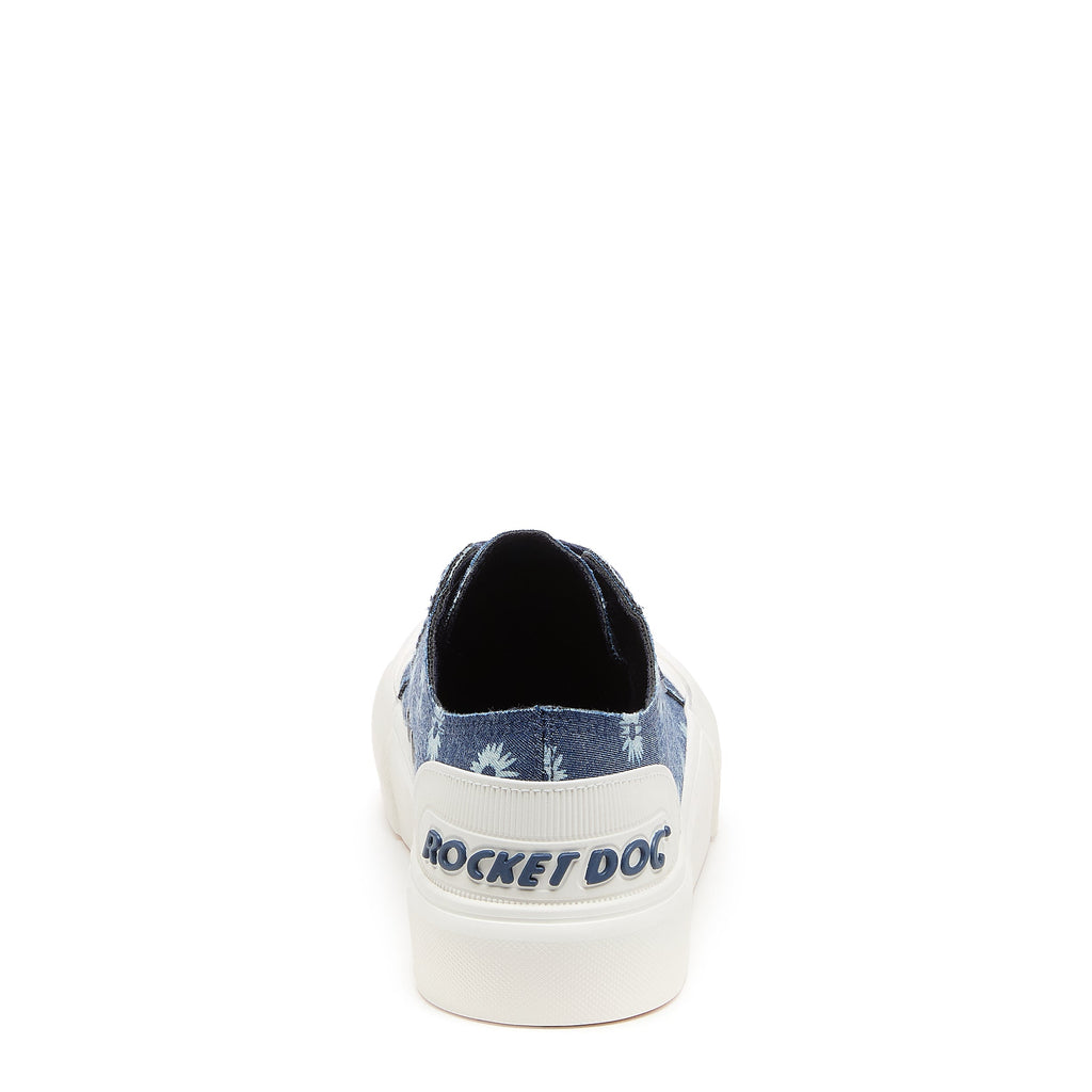 Rocket Dog Jazzin women's denim blue sneaker, playful slip-on