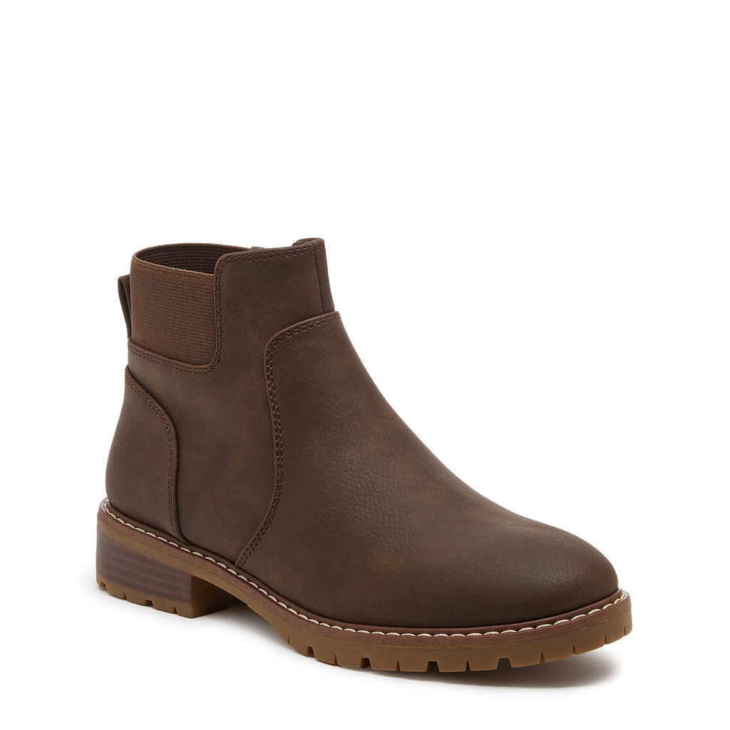 Women's brown bootie, casual and comfortable – Rocket Dog Noelani
