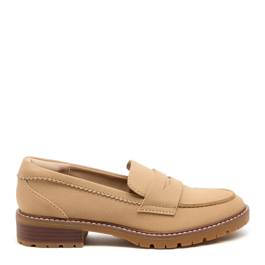 North Taupe Slip-On Loafers