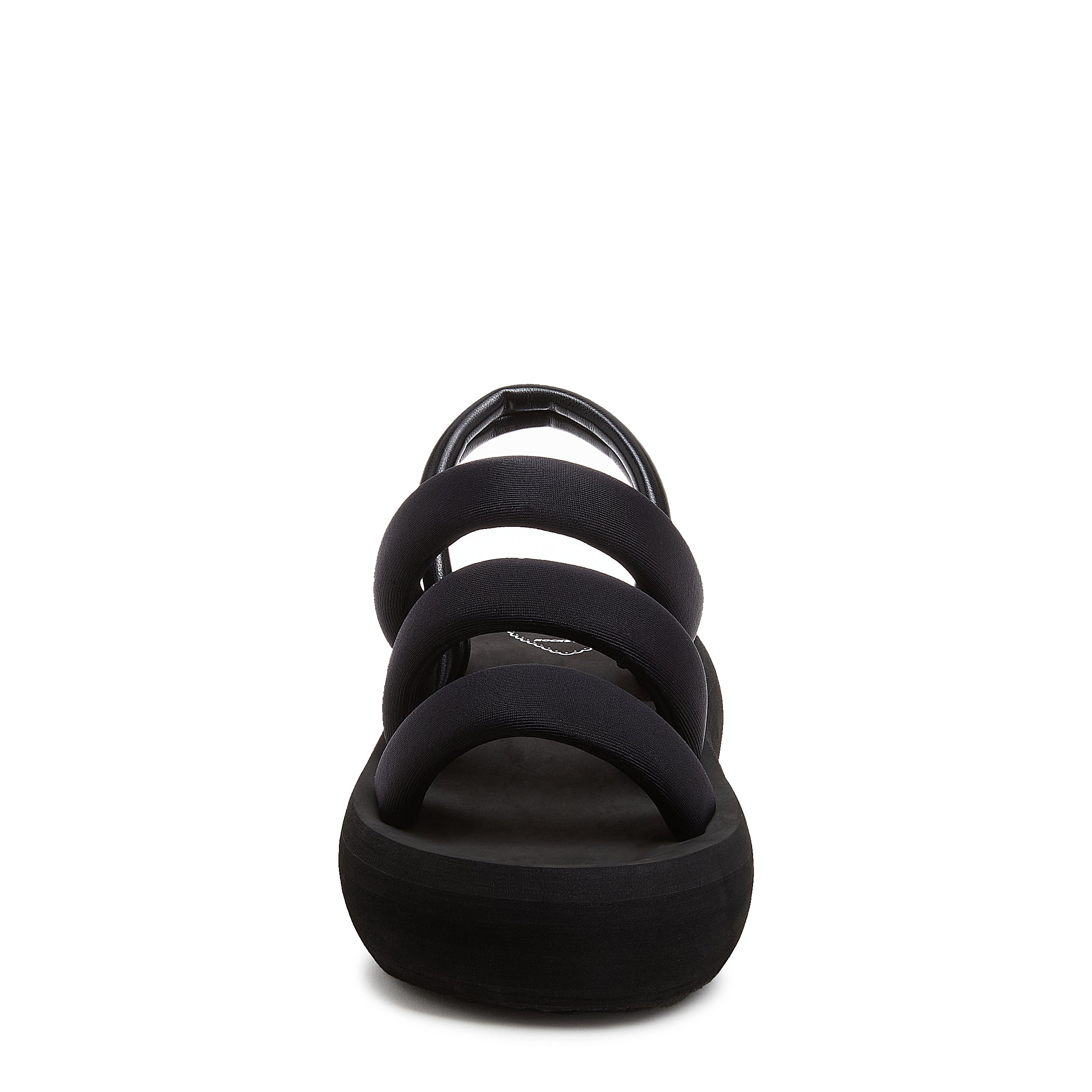 Rocket Dog Smile women's black sandal, everyday slip-on