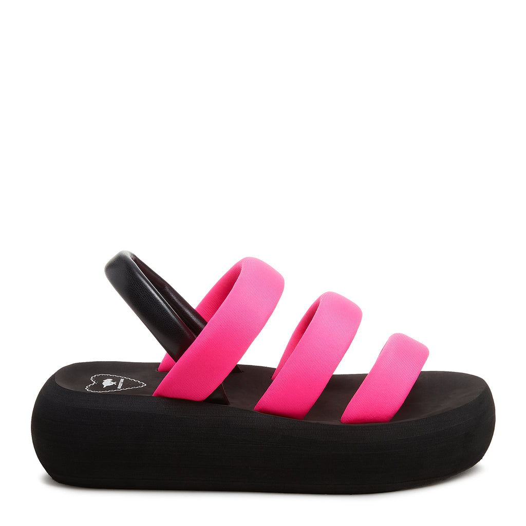 Rocket Dog Smile pink sandal, women's everyday shoe
