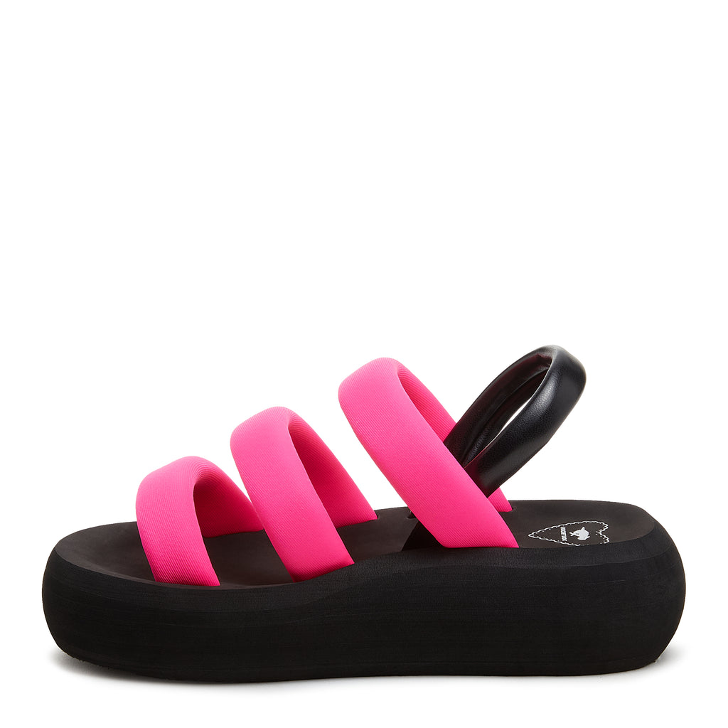 Rocket Dog Smile women's pink sandal, everyday slip-on