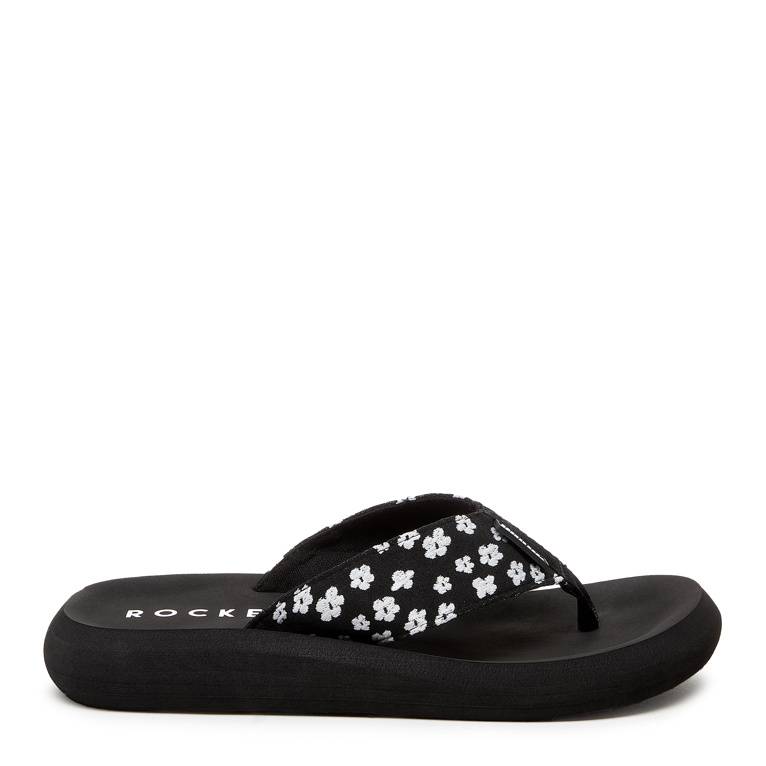 Rocket Dog Spotlight black flip flop, women's casual shoe