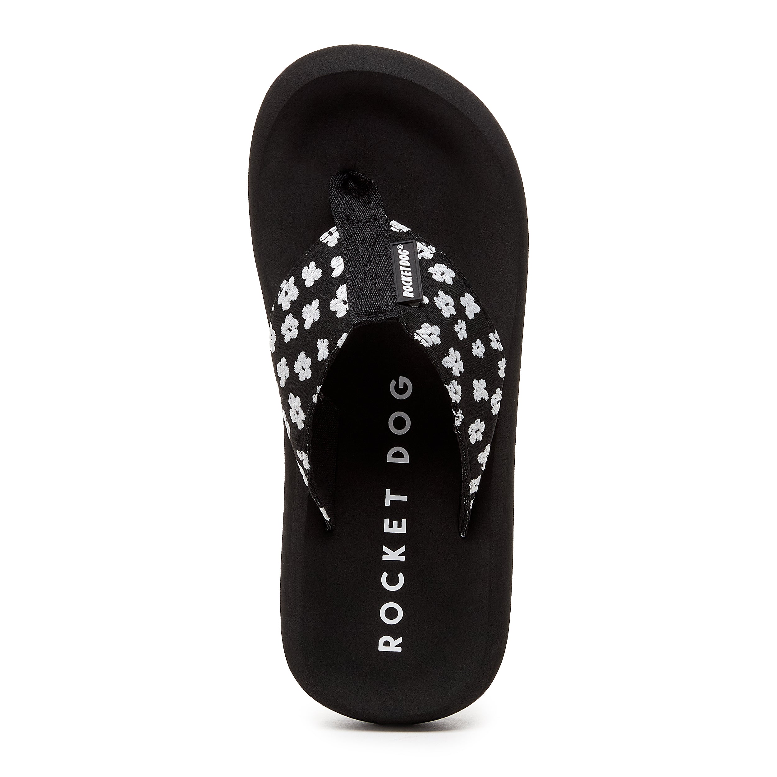 Black women's flip flop with Rocket Dog comfort, casual style
