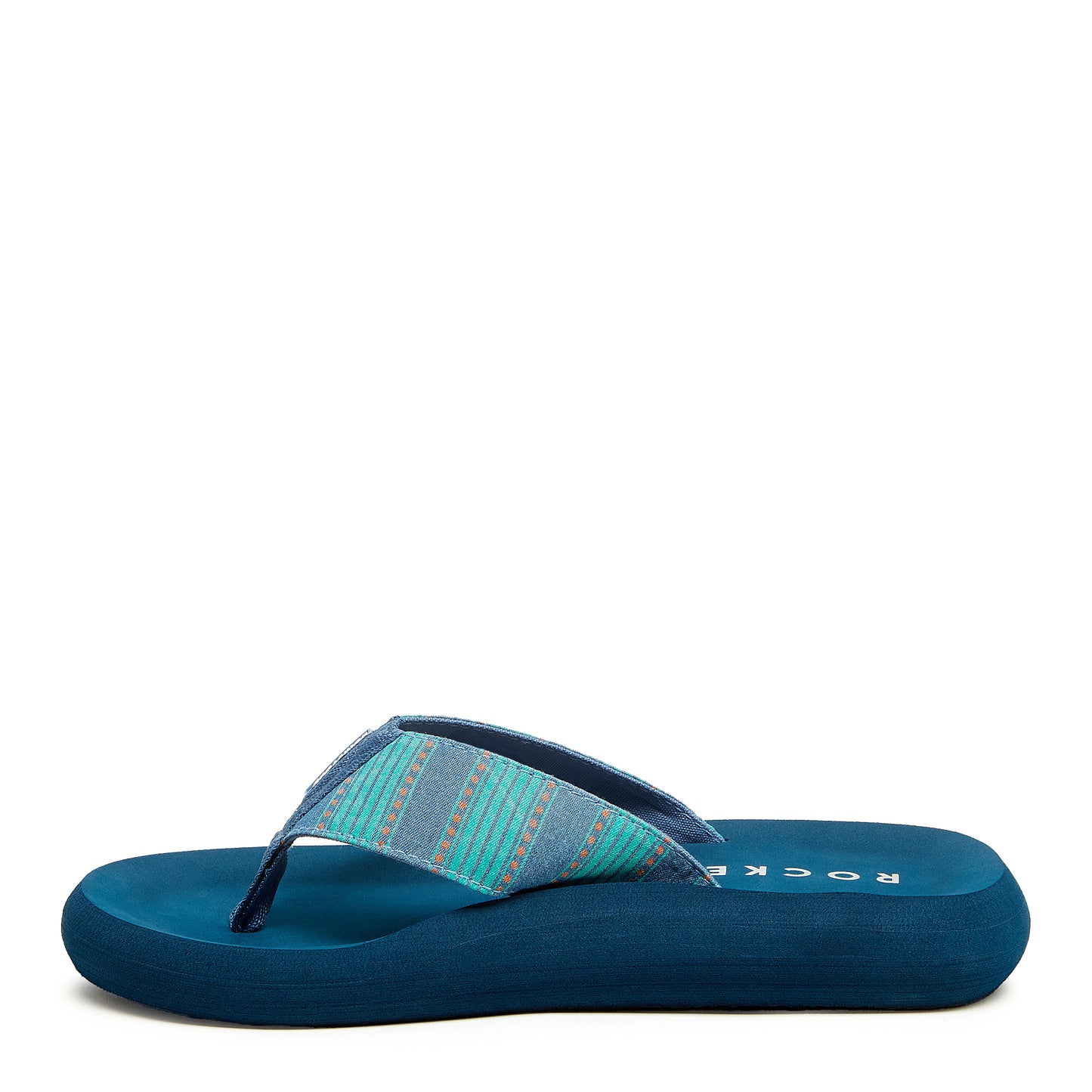 Slide into summer with Rocket Dog® Spotlight Blue Stripe Flip Flops.