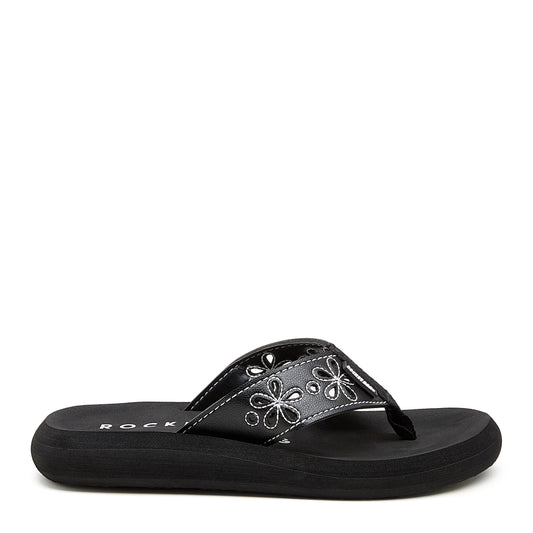 Sunset Black Stitch Flip Flop