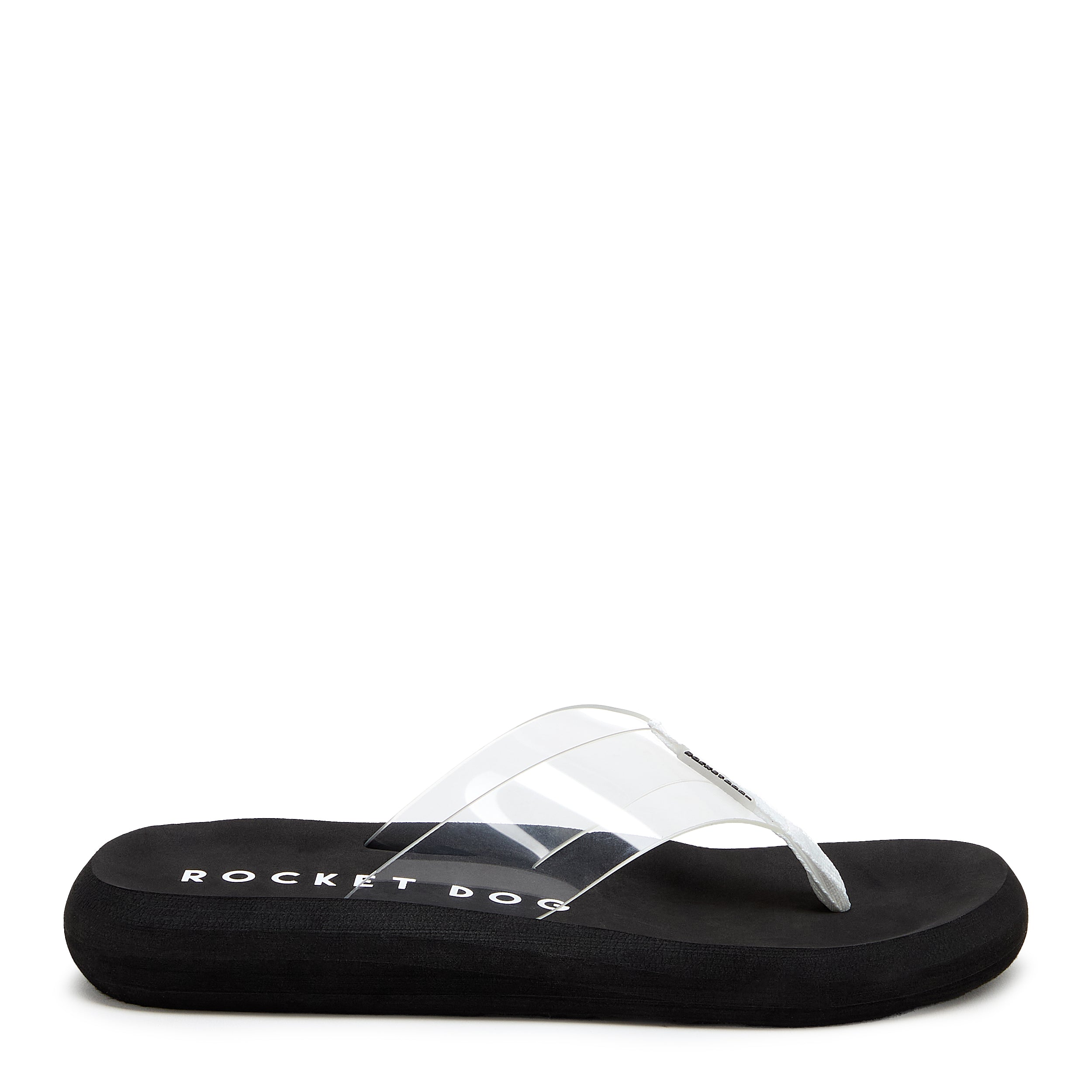 Rocket Dog Sunset clear flip flop, women's casual shoe