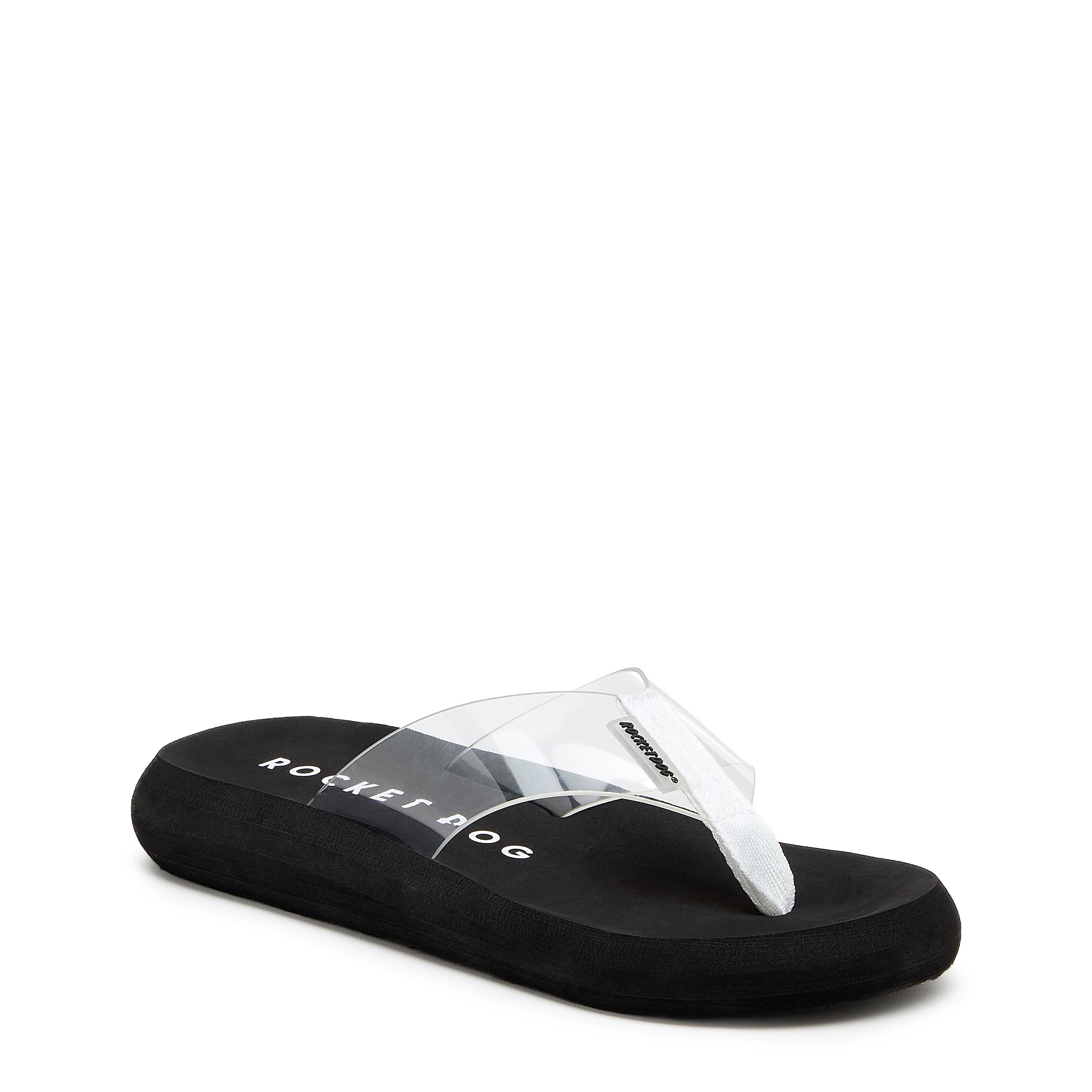 Women's clear flip flop, casual and comfortable – Rocket Dog Sunset