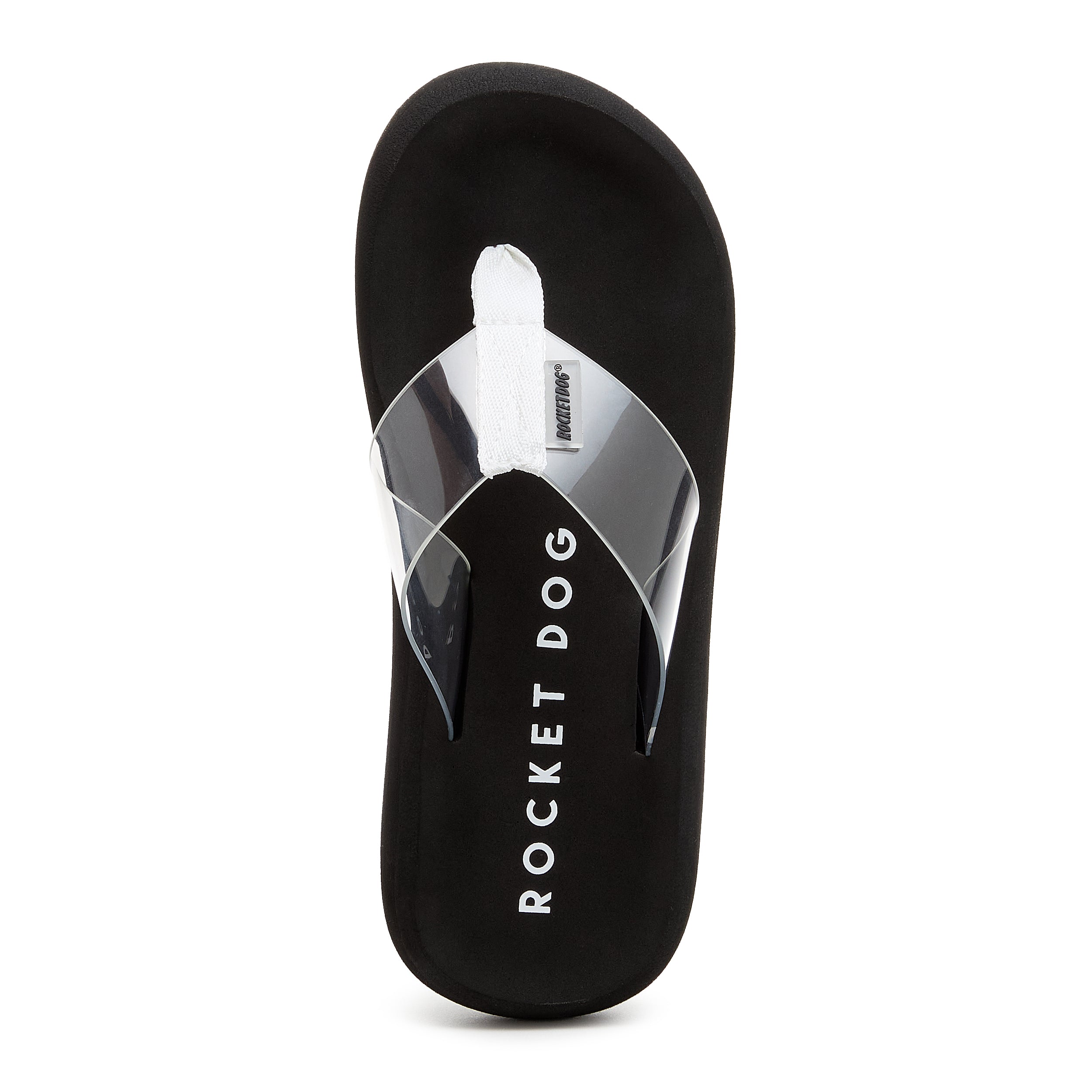 Clear women's flip flop with Rocket Dog comfort, casual style