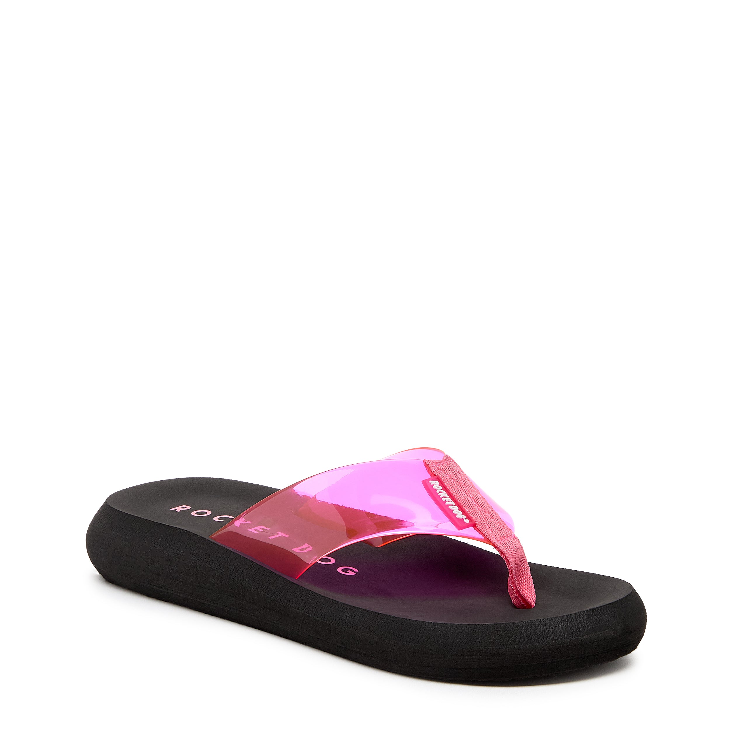 Women's clear flip flop, casual and comfortable – Rocket Dog Sunset