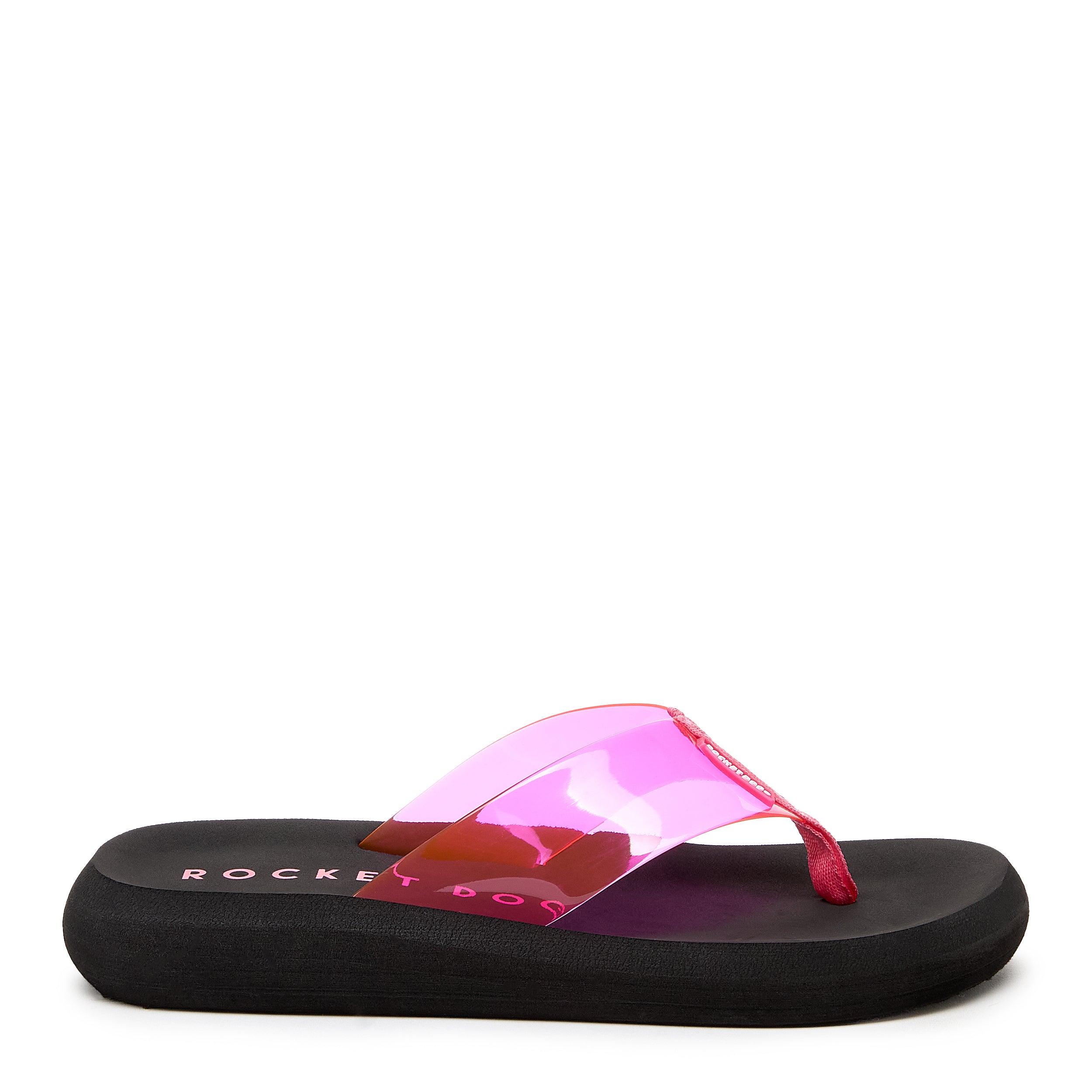 Rocket Dog Sunset clear flip flop, women's casual shoe